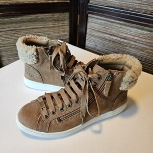 UGG Olive High-Top Sneaker size 8